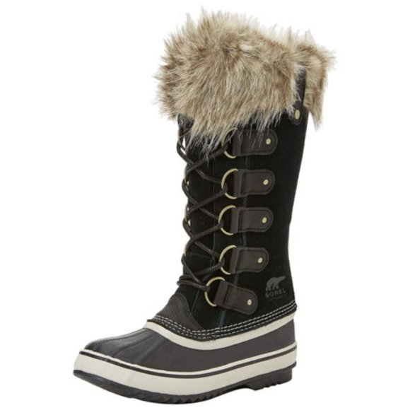 Sorel Shoes - [Sorel] Joan of Arctic Black Suede Boot 10
